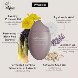 HARUHARU wonder Black Rice 10 Hyaluronic Cream, 1.6 fl. oz 50ml